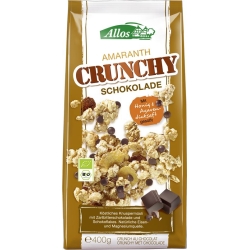 Allos Amaranth Crunchy Schokolade Beutel 400g
