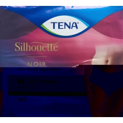 Tena Silhouette Normal M Schwarz 10 Stück