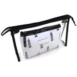 Topteam Toiletry Kit Lighthouse Black / White Os