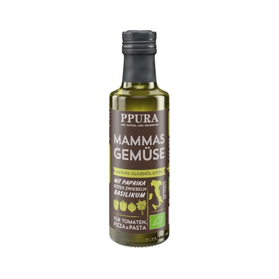 Ppura Olivenöl Mammas Gemüse Paprika Basili 100 buy online
