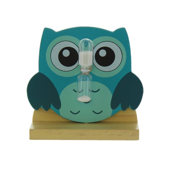 Herboristeria Toothbrush Clock Wooden Owl buy online