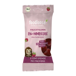 Foodloose Fruchtherzen Apfel Himbee Bio 30g