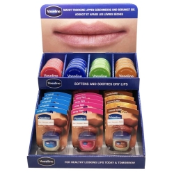 Vaseline Lip Care Display mit 8 Referenzen 40 Stück
