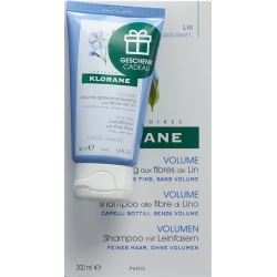 Klorane Leinfasern-Shampoo 200ml +pflege 50ml