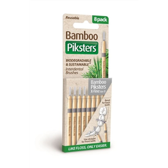 Piksters Bamboo 0 Silver 8 Stück buy online