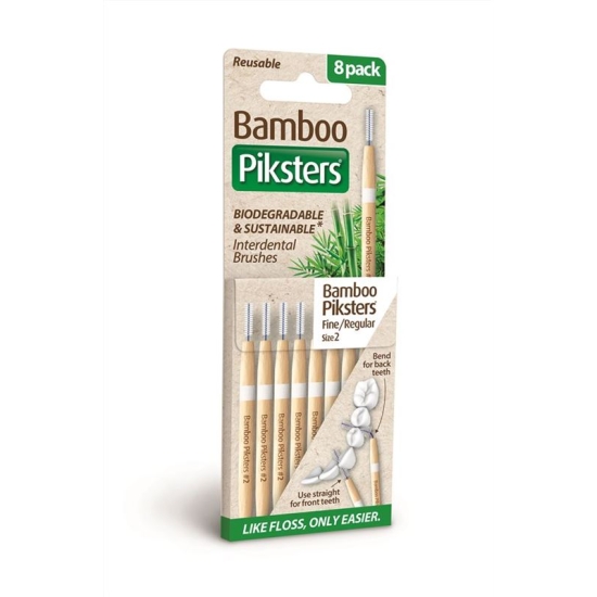 Piksters Bamboo 2 White 8 Stück buy online