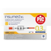 Pic Insumed Spritze Insulin 0.3ml Lu Nadel 30 Stück