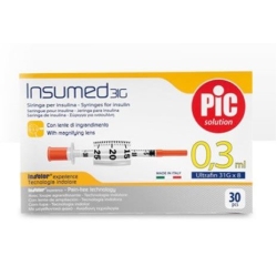 Pic Insumed Spritze Insulin 0.3ml Lu Nadel 30 Stück