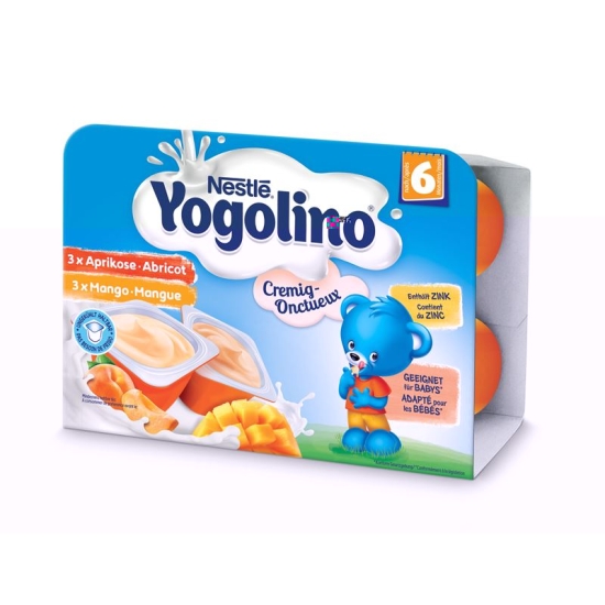 Nestle Yogolino Cremig Aprikose Mango 8m 6x 60g buy online