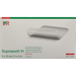 Suprasorb H Duenn 5x10cm 10 Stück