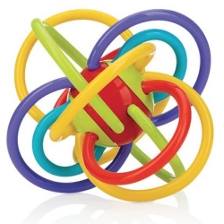 Nuby Lots A Loops rattle teether 6m+