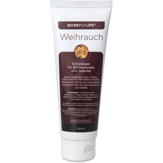 Secret Of Life Weihrauch Einreibegel Tube 125ml buy online