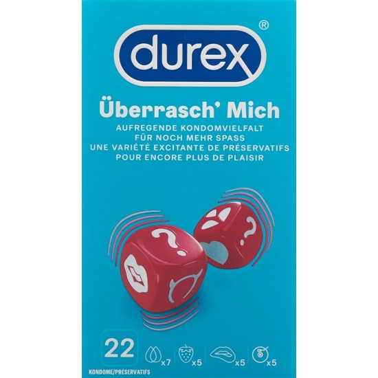 Durex Surprise' Me exciting condom variety 22 pieces buy online
