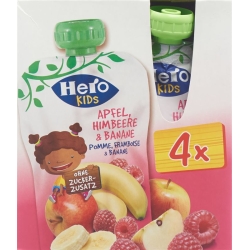 Hero Kids Smoothie Apfel Himb Ban Quat 4x 120g