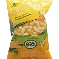 Smelties Bio-Maisflips mit Hirse Beutel 50g