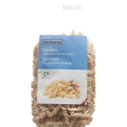 Biofarm Spiralen Hartweizen Ch Knospe 350g