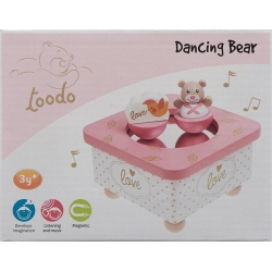 Toodo Golden Bär Musik Box Pink