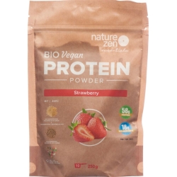 Nature Zen Ess Pfl Bio Proteinplv Erdbeere 250g