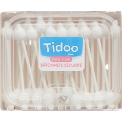 Tidoo Wattestäbchen Bio Box 50 Stück