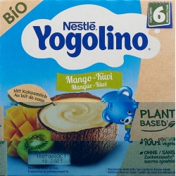 Nestle Yogolino Bio Plant Mango Kiwi 6m 4x 90g