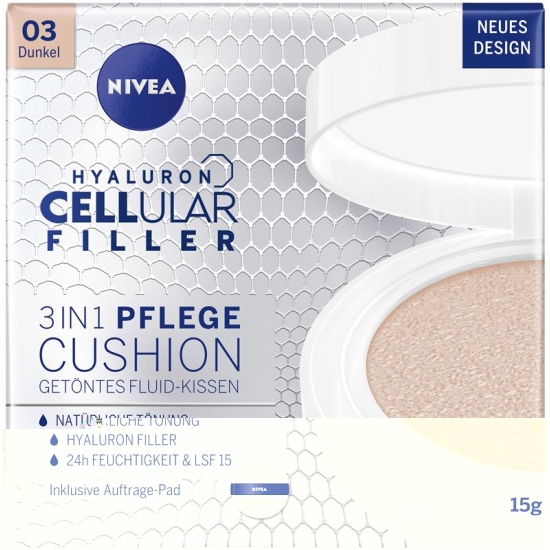 Nivea Hyaluron Cellu Filler 3in1 Cush Dunkel 15ml buy online