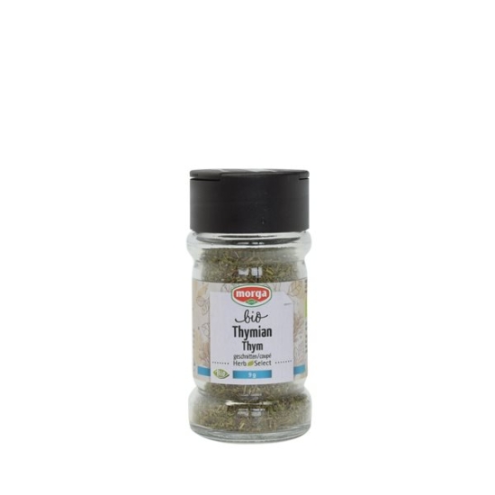 Morga Gewürz Thymian Geschnitten Bio Glas 9g buy online