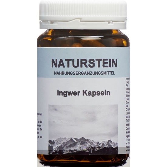 Naturstein Ingwer Kapseln Glasflasche 100 Stück buy online