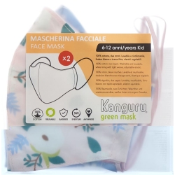 Kanguru Green Atemschutzmaske 1244 Mädchen 2 Stück