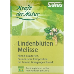 Salus Lime Blossom Lemon Balm Tea Organic Bag 15 Pieces