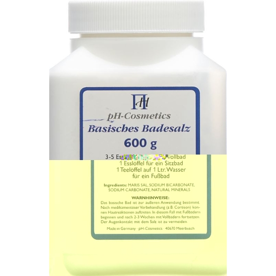 Ph-cosmetics Basisches Badesalz Dose 600g buy online