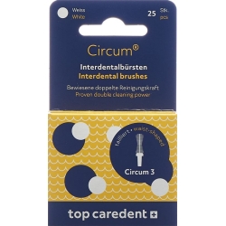 Top Caredent Circum 3 Int Bürsten Grau 25 Stück