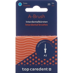 Top Caredent A-brush 2 Idbh-t Türkis 25 Stück