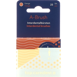Top Caredent A-brush 3 Idbh-o Orange 25 Stück