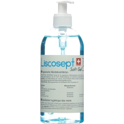 Liscosept Soft Gel Händedesinfekt Dosierpum 500 M