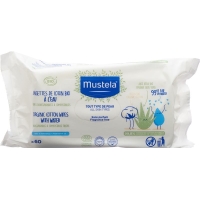 Mustela Reinigungstücher Wasser Bio 60 Stück