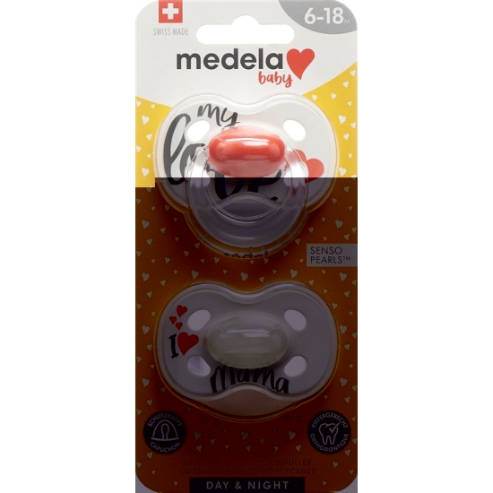 Medela Baby Dummy Day & Night 6-18 2 pieces buy online