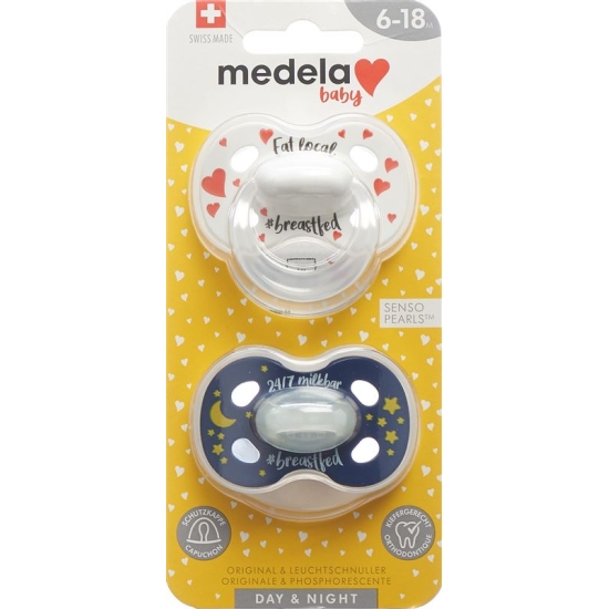 Medela Baby Dummy Day & Night 6-18 Unisex 2 pieces buy online