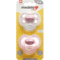Medela Baby Dummy Original 0-6 Girl 2 pieces