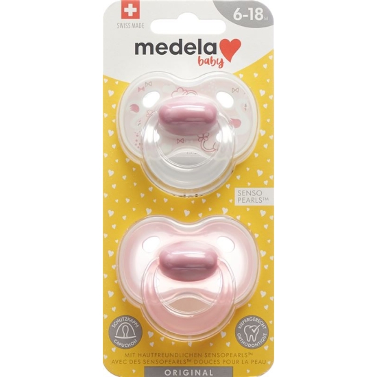 Medela Baby Dummy Original 6-18 Girl 2 pieces buy online