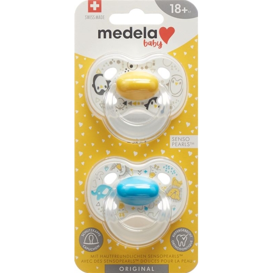 Medela Baby Dummy Original 18+ Unisex 2 pieces buy online