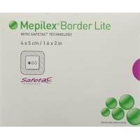 Mepilex (pi-aps) Bor Lit Silikon 4x5cm 10 Stück