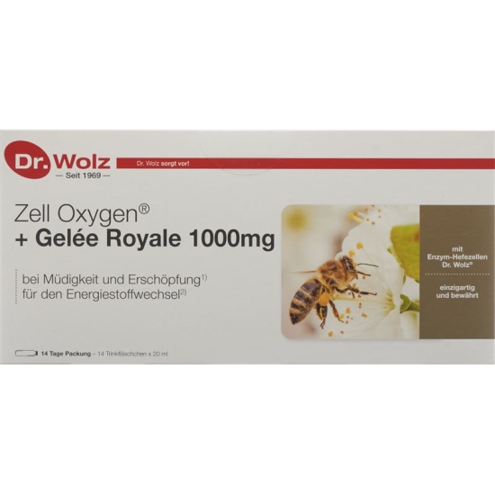 Dr. Wolz Zell Oxygen+gelee Roya 1000mg Ampullen 14 Stück buy online