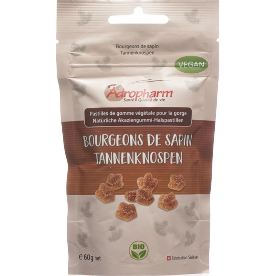 Adropharm Tannenknospen Bonbons Bio Beutel 60g buy online
