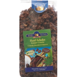 Bioking Knusper Crunchy Hanf Schoko Bio 375g