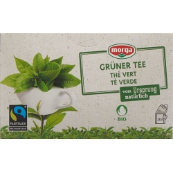 Morga Grüner Tee mit Hülle Bio Fairtr Knos 20 Stück