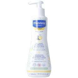 Mustela Waschgel Cold Cream Trockene Haut Neu 300ml
