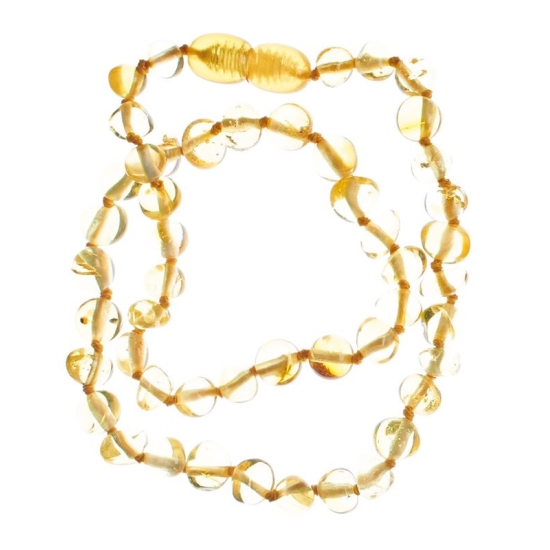 Selena's baby amber necklace 32-34cm gold color Abger buy online