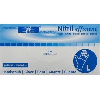 Gribi Untersuchungs-Handschuhe L Nitril Puderfrei Unsteril 100 Stück