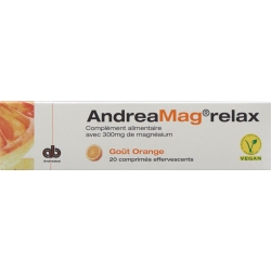 Andreamag Relax Brausetabletten Orangenaroma 20 Stück