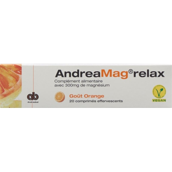 Andreamag Relax Brausetabletten Orangenaroma 20 Stück buy online